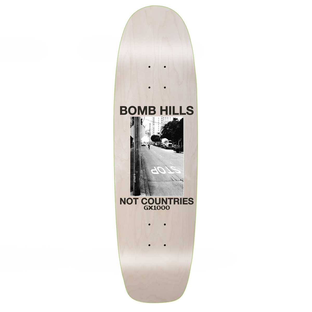 GX1000 Bomb Hills Not Countries Natural Veneer 9.0 Cruiser Deck
