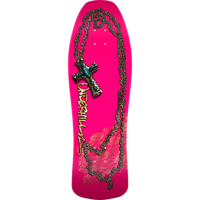 Powell Peralta Ray Underhill Cross Pink/Gold Foil 9.9 Deck