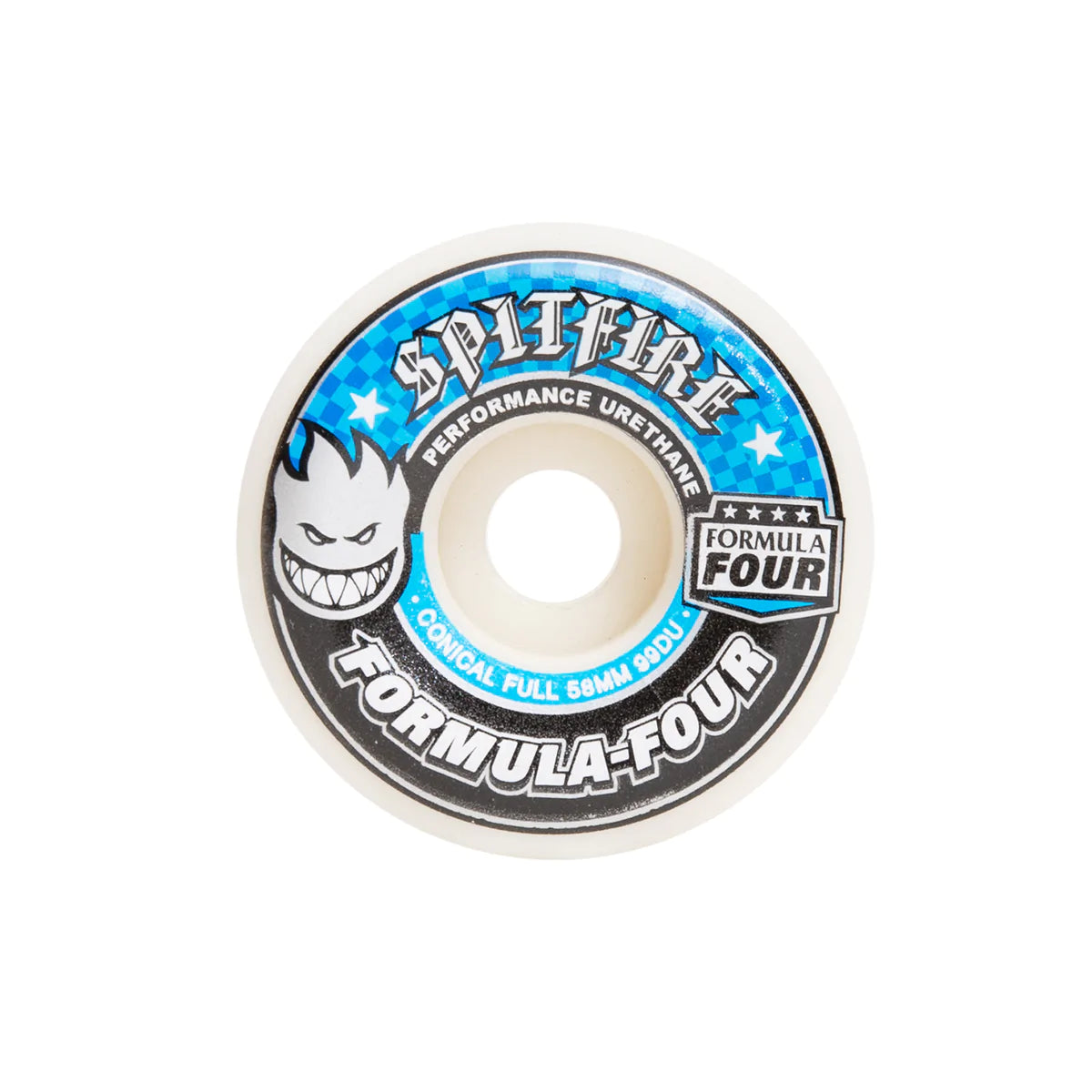 Spitfire Formula Four Skateboard Wheels Conical Full 97DU White