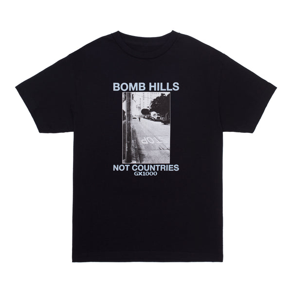 GX1000 Bomb Hills Not Countries Black T-Shirt