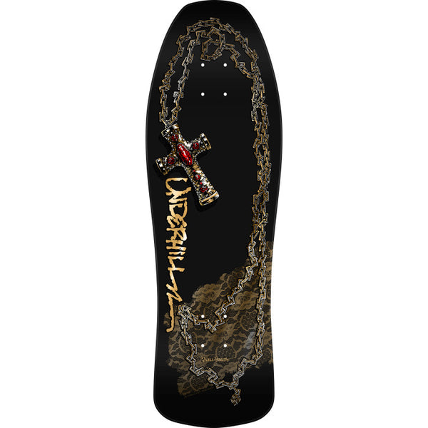 Pre-Order Powell Peralta Ray Underhill Cross Black/Gold Foil 9.9” x 31.5” Deck