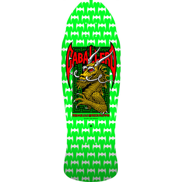 Powell Peralta Steve Caballero Street Reissue Green/White Deck