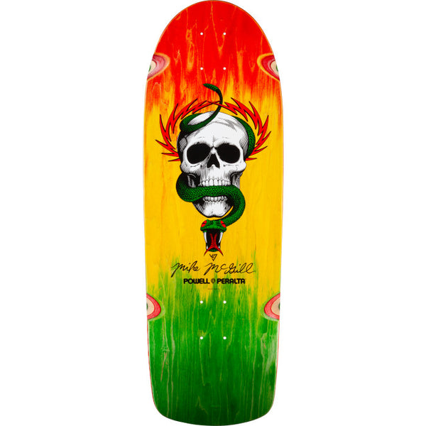 Powell Peralta Mike McGill Skull & Snake Rasta Fade Deck