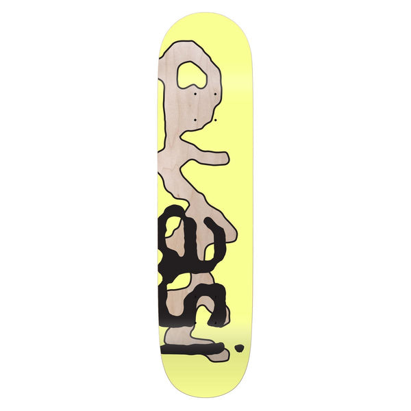 Quasi Lowercase Yellow 8.0 Deck