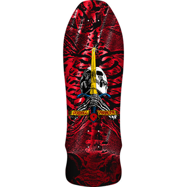Powell Peralta Geegah Skull & Sword Red Foil 9.75 Deck