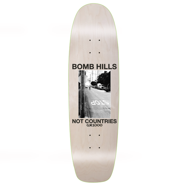 GX1000 Bomb Hills Not Countries Natural Veneer 9.0 Cruiser Deck GX1000 Bomb Hills Not Countries Natural Veneer 9.0 Cruiser Deck