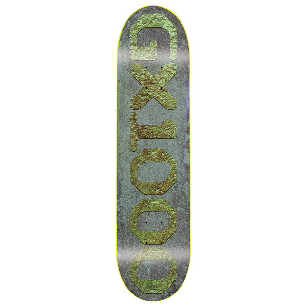 GX1000 OG Logo Patina Blueish W/ Green Font 8.25 Deck