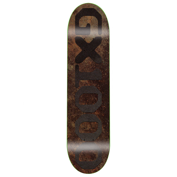 GX1000 OG Logo Patina Brownish W/ Black Font 8.75 Deck