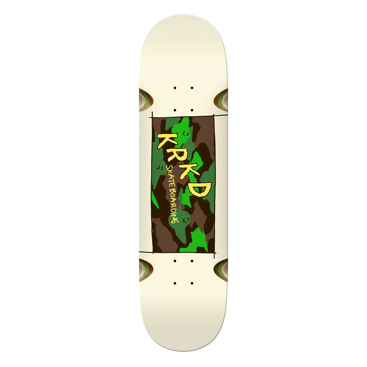 Krooked Team Kamo White 8.5 Deck – Prolific Skate Shop